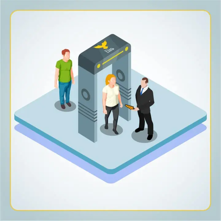 گیت فلزیاب _ بازرسی بدنی